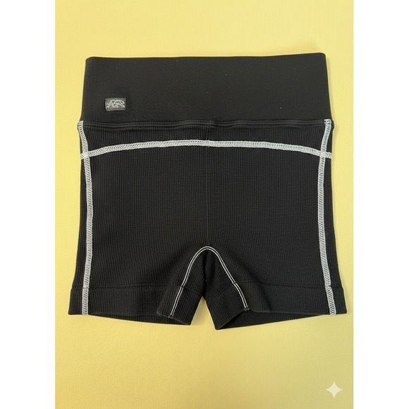 TigerFriday Unity Shorts Black Youth CL-AXXS Dancewear Athletic Ribbed HighWaist - Picture 2 of 7